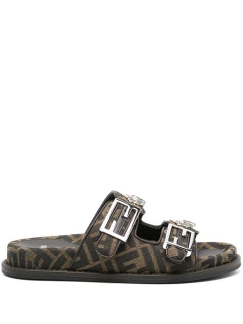 womens fendi flip flops|fendi slides price.